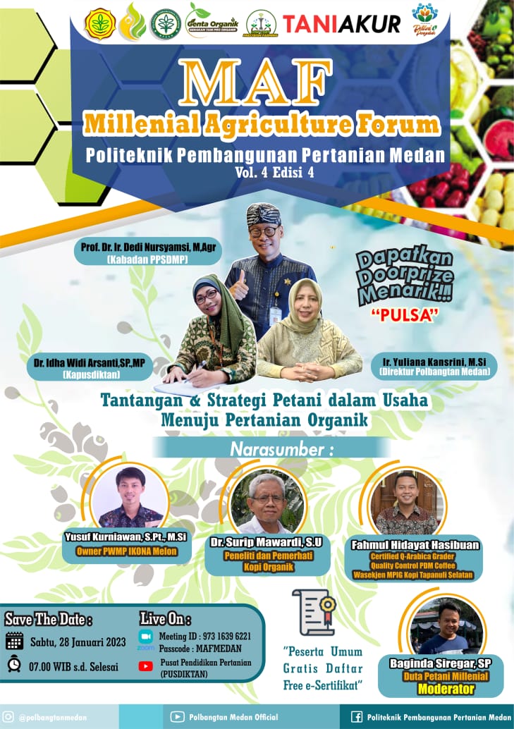 Millenial Agriculture Forum (MAF) Volume 4 Edisi 4