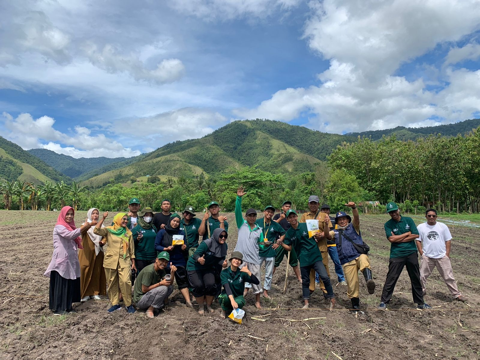 Mahasiswa Polbangtan Medan Ikuti Program Bertani Untuk Negeri (Edufarm) pada Tanaman Jagung Di Sulawesi Tengah