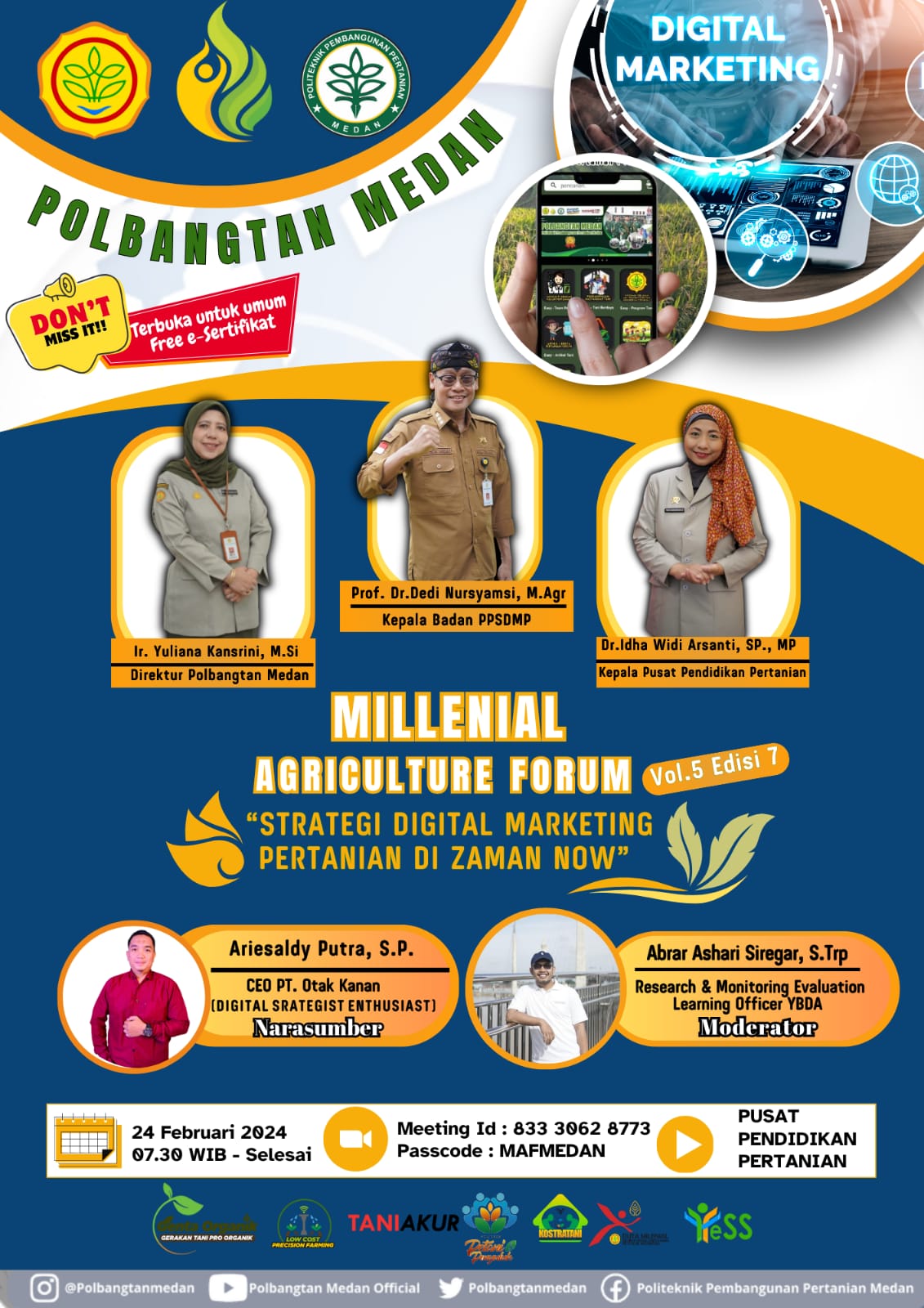 Millenial Agriculture Forum (MAF) Volume 5 Edisi 7