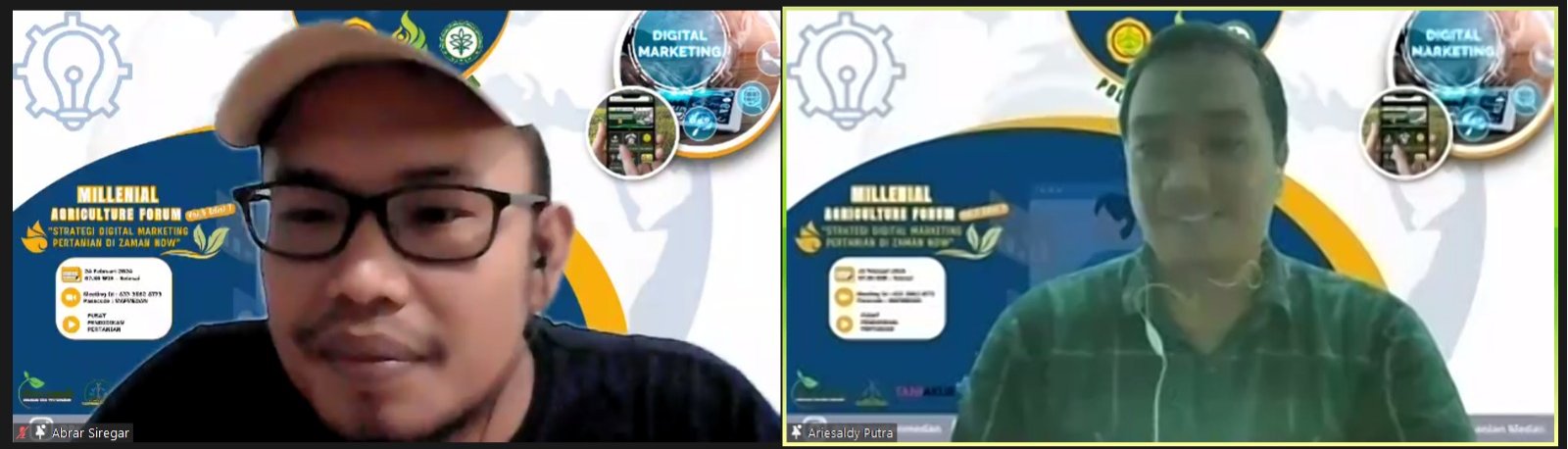 Webinar MAF Medan: Digital Marketing Produk Pertanian adalah Keniscayaan