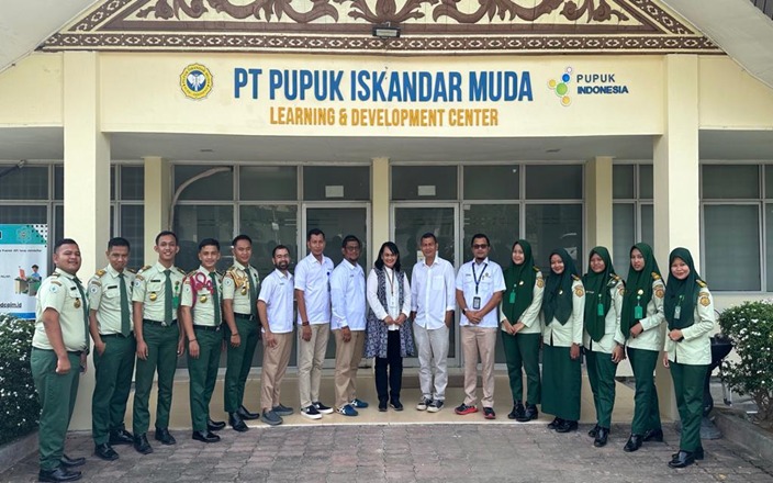 Mahasiswa Polbangtan Medan Magang di  PT Pupuk Iskandar Muda (PIM)